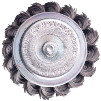 Щетка для дрели чашка крученая 75 мм VIRA