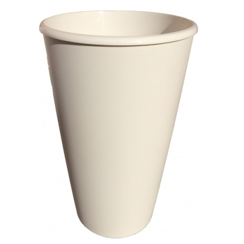 Кашпо пластм.  "Le cone" высокое 41л(вст.18л),d верх.350мм,h600мм Кремов.1200-1 "Tek.A.Tek" *1