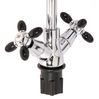 Смеситель для кухни Эверест В59-071F высокий излив (черный) *1/10