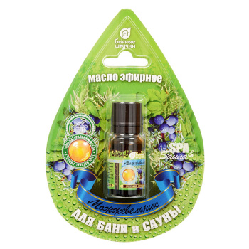 Масло эфирное "Можжевельник" 10мл. в блистере "Банные штучки" 32207 *1/20