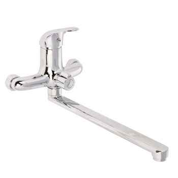 Смеситель для ванны ЦС-СМ 300-4 D35 М-43 плоский излив (Подольск) *1/8