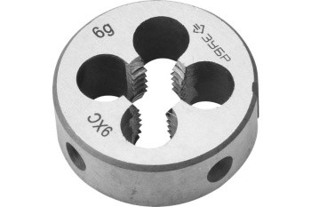 Плашка М10x1.5мм сталь 9ХС (4-28022-10-1.5) ЗУБР *1/10/60