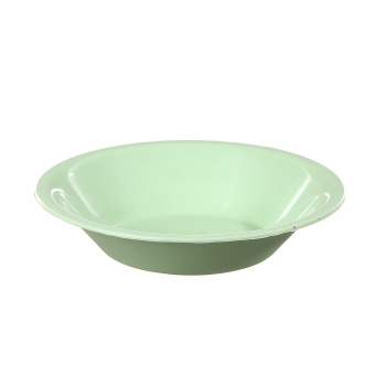 Тарелка пластм. глубокая д.185мм Салатный глянц. арт.wtc-802 ("Новороссийск") *1/50