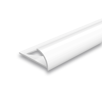 Профиль-раскладка наружная д/плитки 10мм ИДЕАЛ  001 Белый  2,5м *50