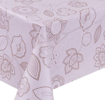 Клеёнка на нетканой основе "Carnelia" "Флора" бежевый шир.1,4м CL-1893B *20