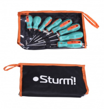 Набор отверток STURM (8шт) тканевый кейс  (арт.1040-03-BS8) *1/36
