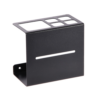 Держатель для зубных щеток 13*7,5*11см ЧЕРНЫЙ *1/6