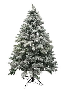 Елка  искусственная пластиковая "Лесная" заснеженная 1,8м литая *1