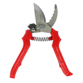 Секатор С-41-10Н никелированное покрытие, зубчатый, унифицир. защелка, картонный подвес 220мм *1/30