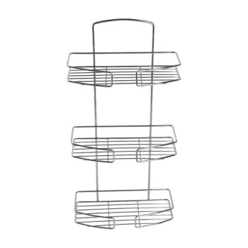 Полка трехъярусная прямая, проволока стальная, 13, Milardo, 013W030M44