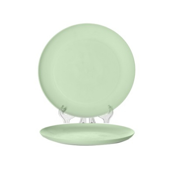 Тарелка пластм. мелкая д.235мм Салатный матовая арт.wtc-273 ("Новороссийск") *1/50