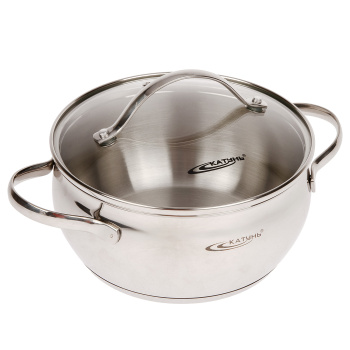 Набор кастрюль нерж. "Катунь" "Медея" 6пр.:1,6л+2,2л+3,2л термор.дно, Ст.кр. KT-AP-011-1 *1/2 Набор кастрюль нерж. "Катунь" "Медея" 6пр.:1,6л+2,2л+3,2л термор.дно, Ст.кр. KT-AP-011-1 *1/2