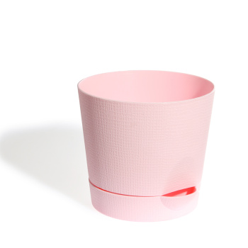 Кашпо пластм. "Le Parterre" 1,4л d верха 150мм h135мм с поддоном Розовый 203-3 (Tek.A.Tek) *1/24 Кашпо пластм. "Le Parterre" 1,4л d верха 150мм h135мм с поддоном Розовый 203-3 (Tek.A.Tek) *1/24