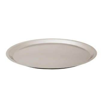 яяяБлюдо нерж. круглое d34см, толщ.0,7мм 1с2680 "АМЕТ" (Аша)  *1/15