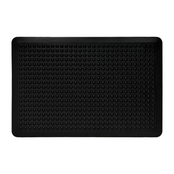 яяяКоврик 60*90 см резиновый "Антиусталость" черный   *1