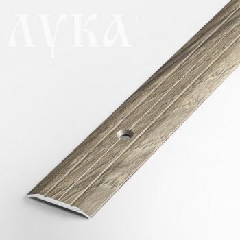Порог-стык одноуровневый 25х1800 мм Лука ПС 01, дуб английский