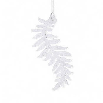 Украшение ёлочное "Морозная ветвь" 4,5х13 см, белый 5045000