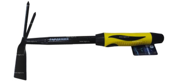 Мотыжка комбинир L-360 с рыхлителем, пластик. ручка, ПВХ насадка "Гардения" Лопатка МКП-2  *1/12