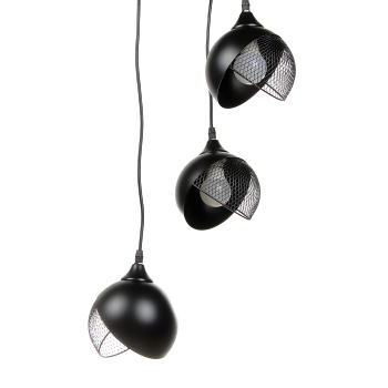 Светильник подвесной N6483/3H BK 3*40W E27 220V (d-360; h-800) S=12м2 VERNER LIGHTING *1