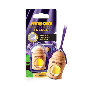 Ароматизатор на зеркало Areon fresco, бутылочка, пачули-лаванда-ваниль 704-051-333 4605334