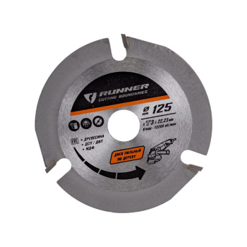 Диск пильный 125*22,00*3,4мм 3 зубьев по дереву  (551125) RUNNER *1/100 Диск пильный 125*22,00*3,4мм 3 зубьев по дереву  (551125) RUNNER *1/100
