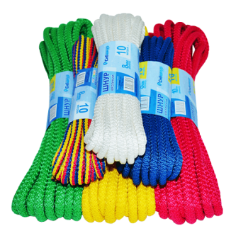 Шнур полипропиленовый d 2мм дл.10м вязаный Белый арт.30002 ("Сибшнур") *1/200 Шнур полипропиленовый d 2мм дл.10м вязаный Белый арт.30002 ("Сибшнур") *1/200