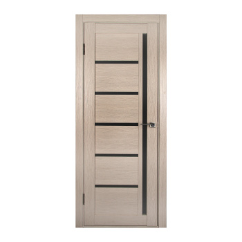 Дверное полотно остекленное 2000х700х36 мм BROZEX-WOOD Comfort-6, лиственница капучино 3D Дверное полотно остекленное 2000х700х36 мм BROZEX-WOOD Comfort-6, лиственница капучино 3D