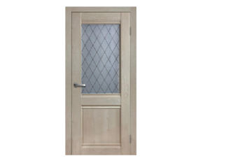 Дверное полотно остекленное Двери Гуд Салют-3, 2000х600х37 мм, дуб эдисон