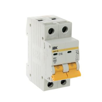 Авт.выкл. IEK ВА47-29 16А/2П 4,5кА х-ка С MVA20-2-016-C *6/72