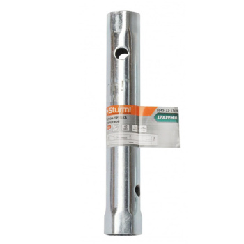 Ключ торцевой трубчатый STURM!, 17х19 мм, цинк