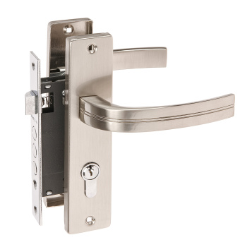 Замок врезной 61,5мм никель матовый 706К Нора-М *1/20