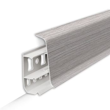 Плинтус напольный ИДЕАЛ Деконика, 253 Ясень серый 55ММ (2,2м) *20