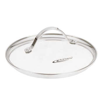 Кастрюля нерж. "Катунь" "Альта" 2,2л d18см термораспред. дно, Стекл. кр. KT-SET-005-22 *1/8 Кастрюля нерж. "Катунь" "Альта" 2,2л d18см термораспред. дно, Стекл. кр. KT-SET-005-22 *1/8