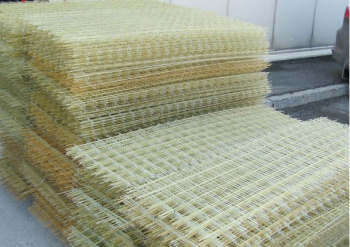 Сетка кладочная 0.4х1.2 м карта КрепЪ, 50х50 мм, 2.5 мм, композитная