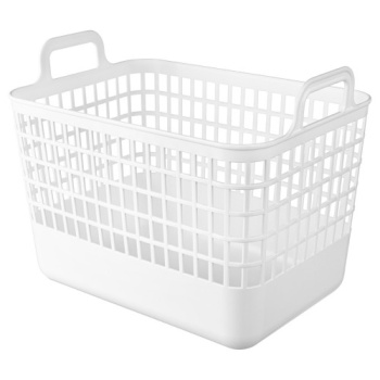 Корзина для хранения пластм. "Kobo" 320х224х255мм 15л  Белый арт 435296016 ("Бытпласт") *1/16