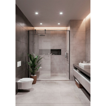 Керамогранит 1.44 м² Global Tile Stardust GT60600506MR, 600x600x9.5 мм, глазурованный, светло-серый