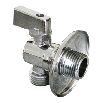 Кран шаровый для бытовой техники угловой 1/2"(Ø15)х3/4"(Ø20) П/П обр.клап.AQUALINК (03971) *1/10/100