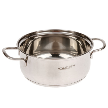 Набор кастрюль нерж. "Катунь" "Лира" 6пр.:1,6л+2,2л+3,2л термор.дно, Ст.кр. КТ-CP-001 *1/2 Набор кастрюль нерж. "Катунь" "Лира" 6пр.:1,6л+2,2л+3,2л термор.дно, Ст.кр. КТ-CP-001 *1/2