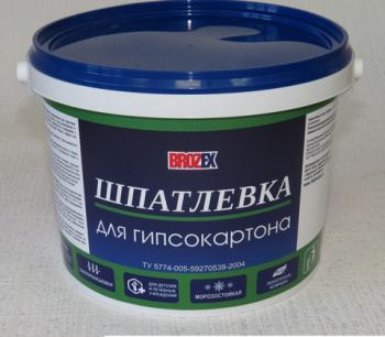 Шпатлевка для гипсокартона 1.5 кг BROZEX