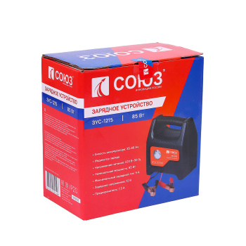Устройство зарядное для автомобильного аккумулятора 12В 5А ЗУС-1215 СОЮЗ *1/12 Устройство зарядное для автомобильного аккумулятора 12В 5А ЗУС-1215 СОЮЗ *1/12