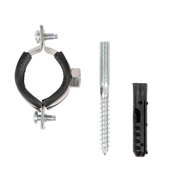 Хомут металлорезиновый с дюбелем и шурупом Ø 32-36 мм 1" СТМ CHSR0001 *1/100