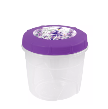 Банка для продуктов пластм. с закруч.крышкой "Lavander" 1,0л арт.57844 ("Полимербыт") *1/30 Банка для продуктов пластм. с закруч.крышкой "Lavander" 1,0л арт.57844 ("Полимербыт") *1/30