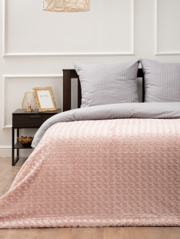 Плед 220*240см искусственный мех барашек розовый TF F099PI4 045/2224 Buenas Noches *1