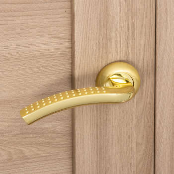 Ручка раздельная ЗОЛОТО матовое/золото H-0826-A-GM/G "Seoul" Megapolis Апекс *1/12