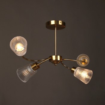 Люстра N6576/4 COP 4*40W E14 220V (l-720; w-310; h-280)  VERNER LIGHTING *1