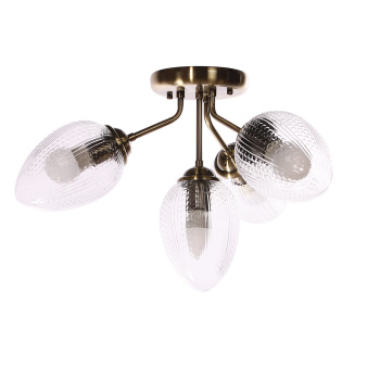 Люстра N5121/4 АВ Е27 4*40Вт ( h=325; d=560) VERNER LIGHTING *1