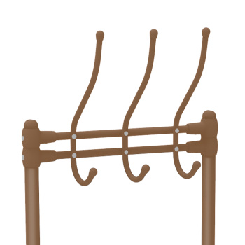 Вешалка напольная "Прихожая" "Ника" с полк.д/обуви,ш.0,48м,в.1,75м,гл.0,34м Коричн. ВПШ3/К-К *1