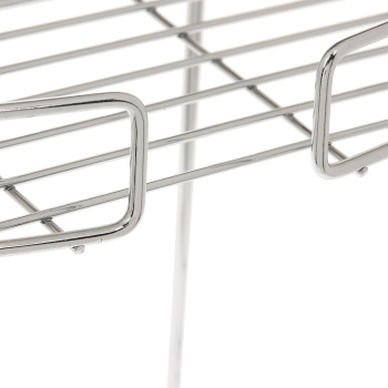 Полка трехъярусная прямая, проволока стальная, 13, Milardo, 013W030M44