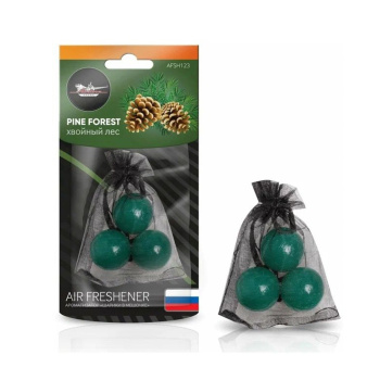 Ароматизатор AIRLINE Шарики в мешочке, хвойный лес AFSH123  6775112