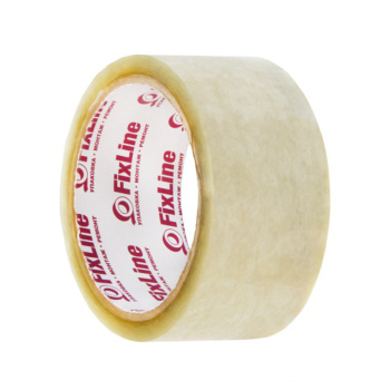 Лента клейкая прозрачная 48мм х 45м "FixLine" *6/36